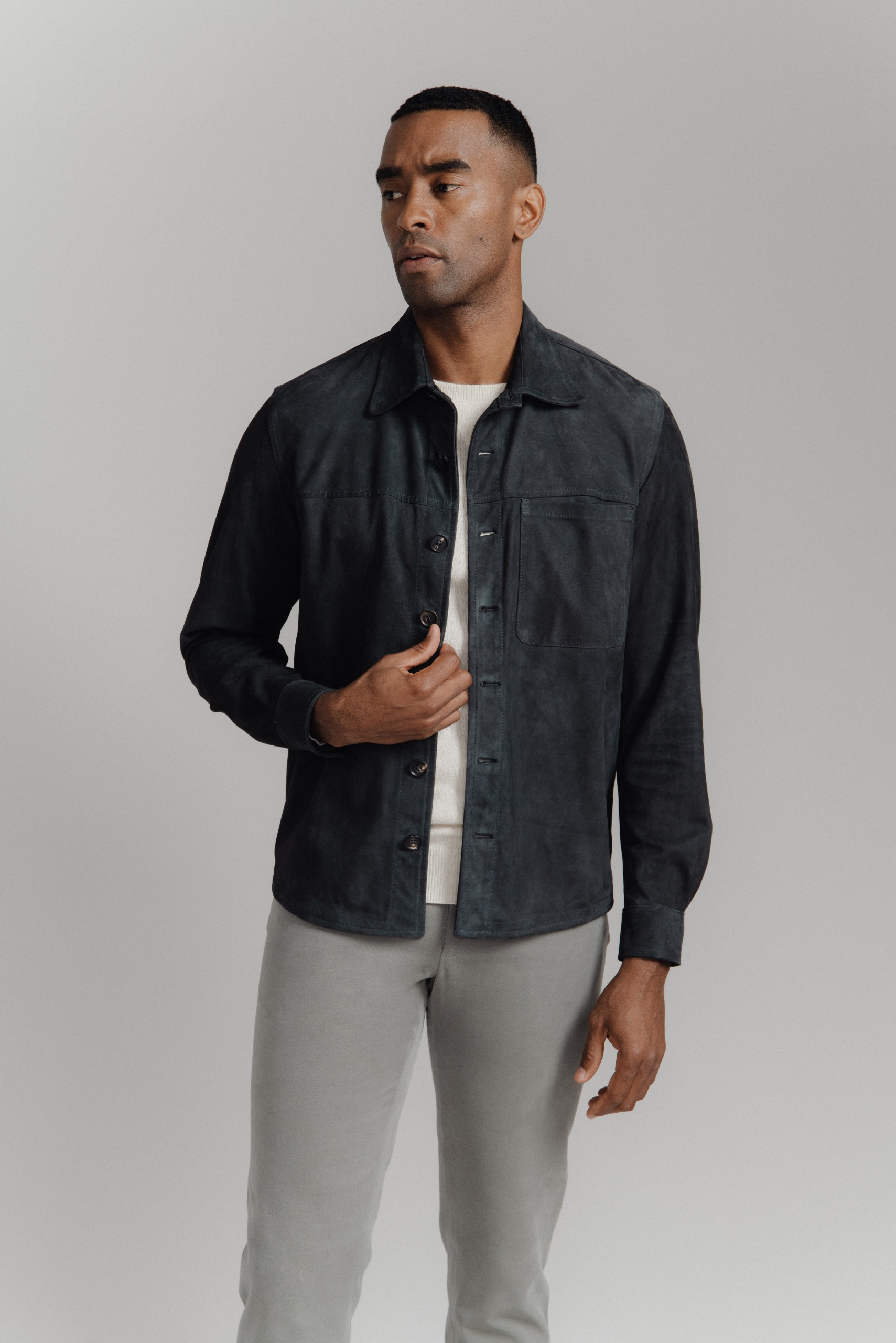 Suede Overshirt - Men - Ready-to-Wear